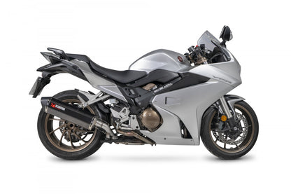 Scorpion RHA168CEO Honda VFR800 F Serket Parallel Slip-On - Carbon Fibre Sleeve | ML Performance UK UK