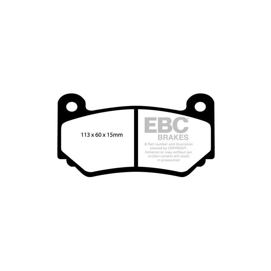 EBC DP31377C Holden HSV Redstuff Rear Brake Pads - AP Caliper (Inc. Commodore VZ & Z) 2 | ML Performance UK Car Parts