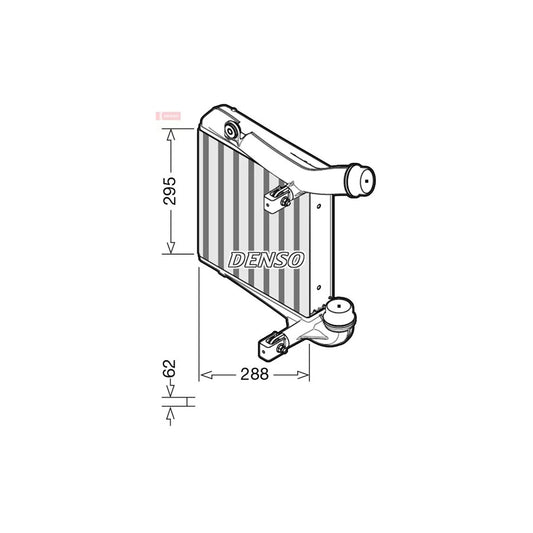 Denso DIT28013 Dit28013 Intercooler For Porsche Panamera (970) | ML Performance UK