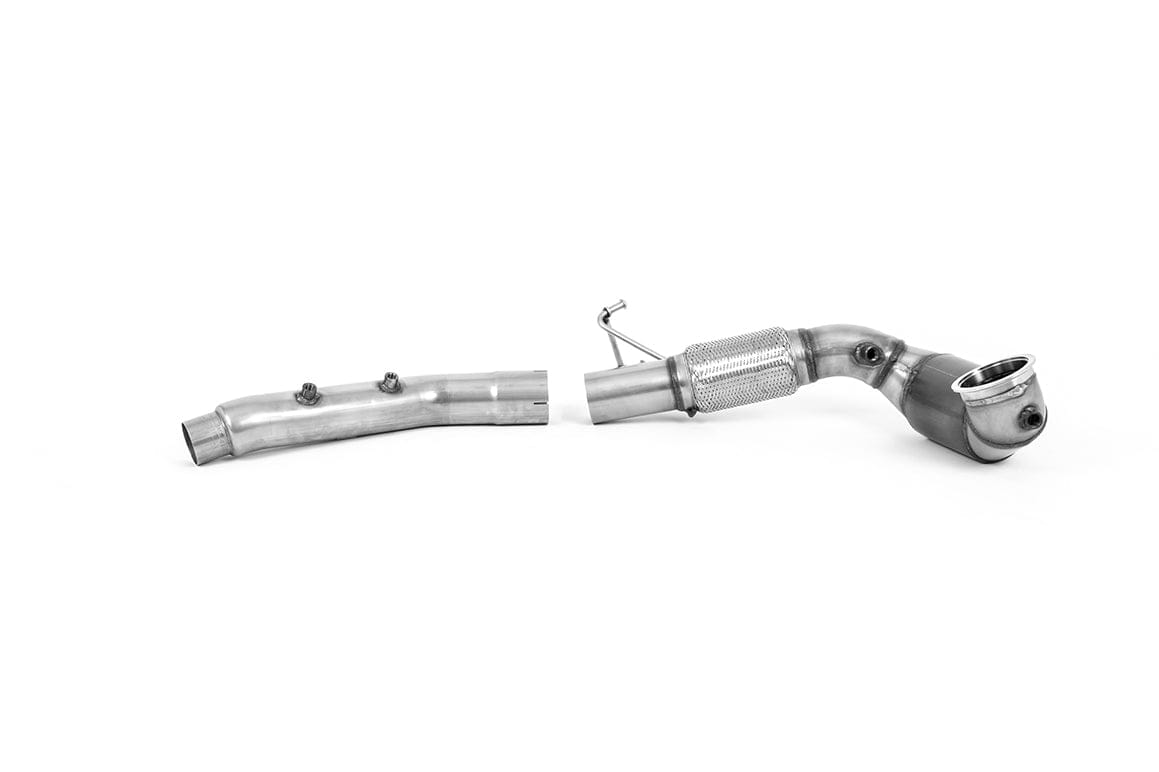 MillTek SSXVW642 Seat Skoda VW Large Bore Downpipe and Hi-Flow Sports Cat - Fits with OE OPF/GPF Back System Only (Inc. Leon, Octavia, Golf)