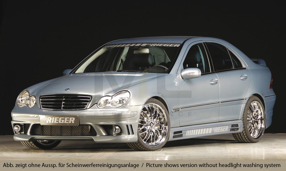 Rieger 00025204 Mercedes-Benz W203 C-Class Front Bumper 3 | ML Performance UK Car Parts
