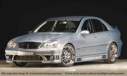 Rieger 00025204 Mercedes-Benz W203 C-Class Front Bumper 3 | ML Performance UK Car Parts