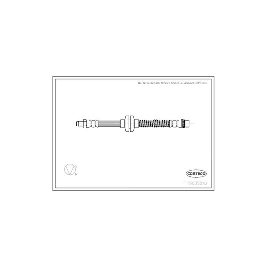Corteco 19035818 Brake Hose | ML Performance UK