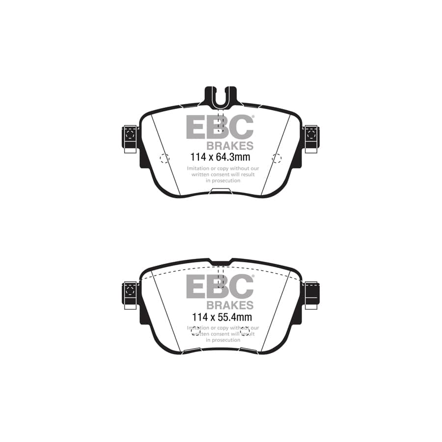 EBC PD40K2609 Mercedes-Benz W/S213 A/C238 Ultimax Pad & Plain Disc Kit - TRW Caliper 3 | ML Performance UK Car Parts