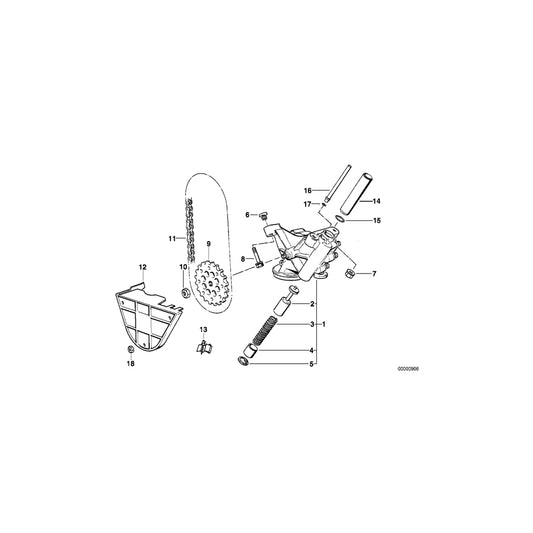 Genuine BMW 11411736294 E38 E31 Sprocket (Inc. L7, 750i & 750iLS) | ML Performance UK Car Parts