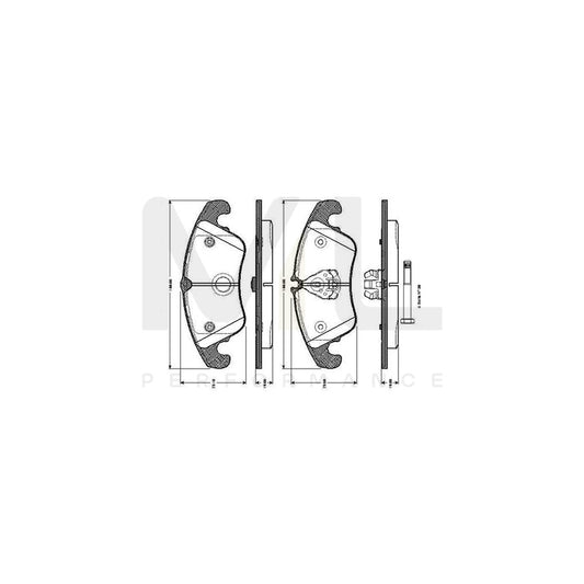 Bosch 0986Tb3032 Brake Pad Set Excl. Wear Warning Contact, With Bolts, With Accessories  | ML Performance Car Parts