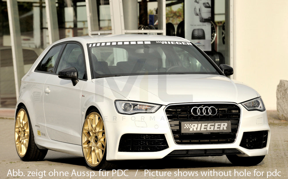 Rieger 00056791 Audi 8V Front Bumper (A3 & S3) 9 | ML Performance UK Car Parts