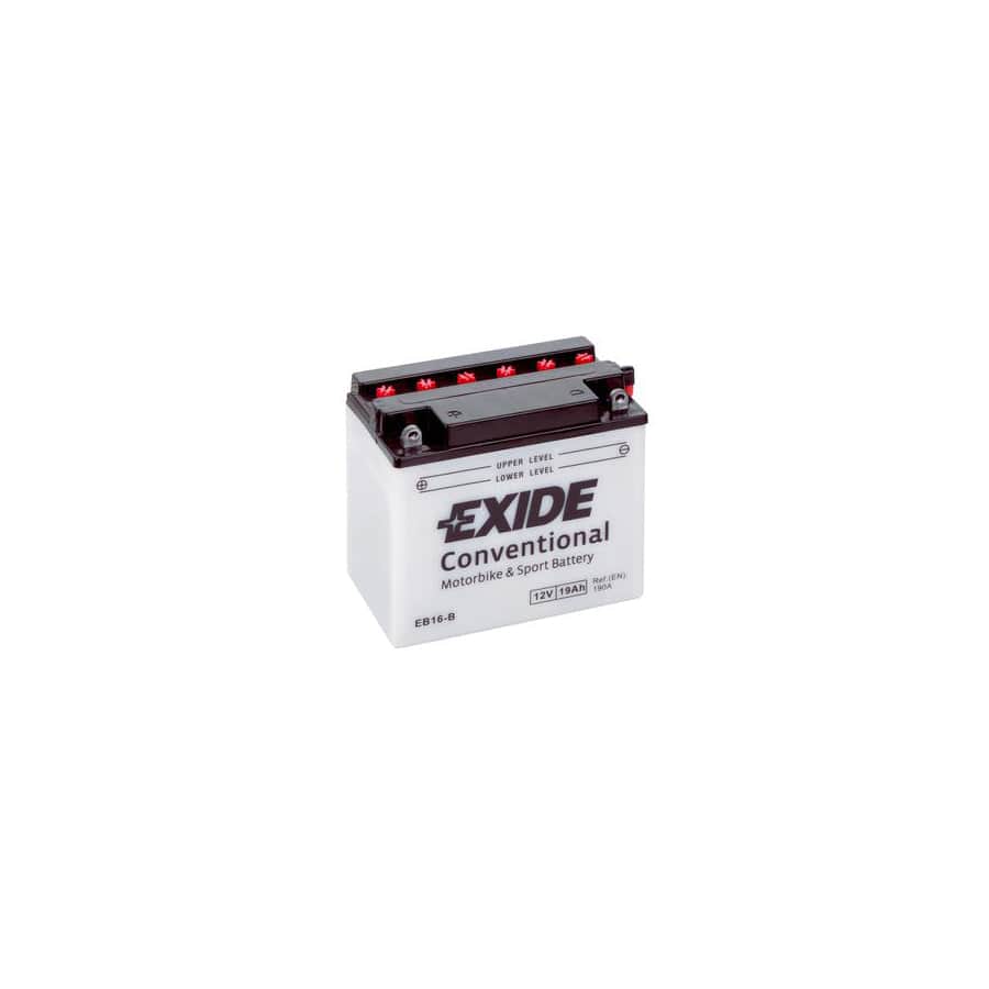 Exide EB16-B 12V Conventional Motorcycle Battery | ML Performance UK Car Parts