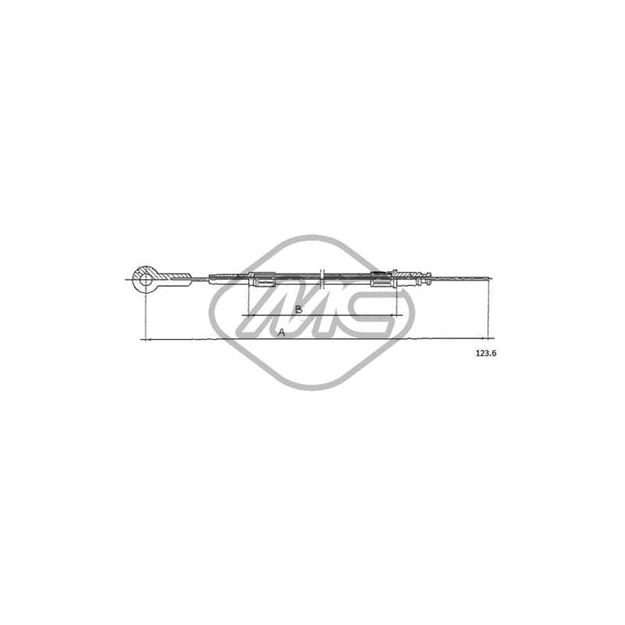 Metalcaucho 81413 Throttle Cable | ML Performance UK Car Parts