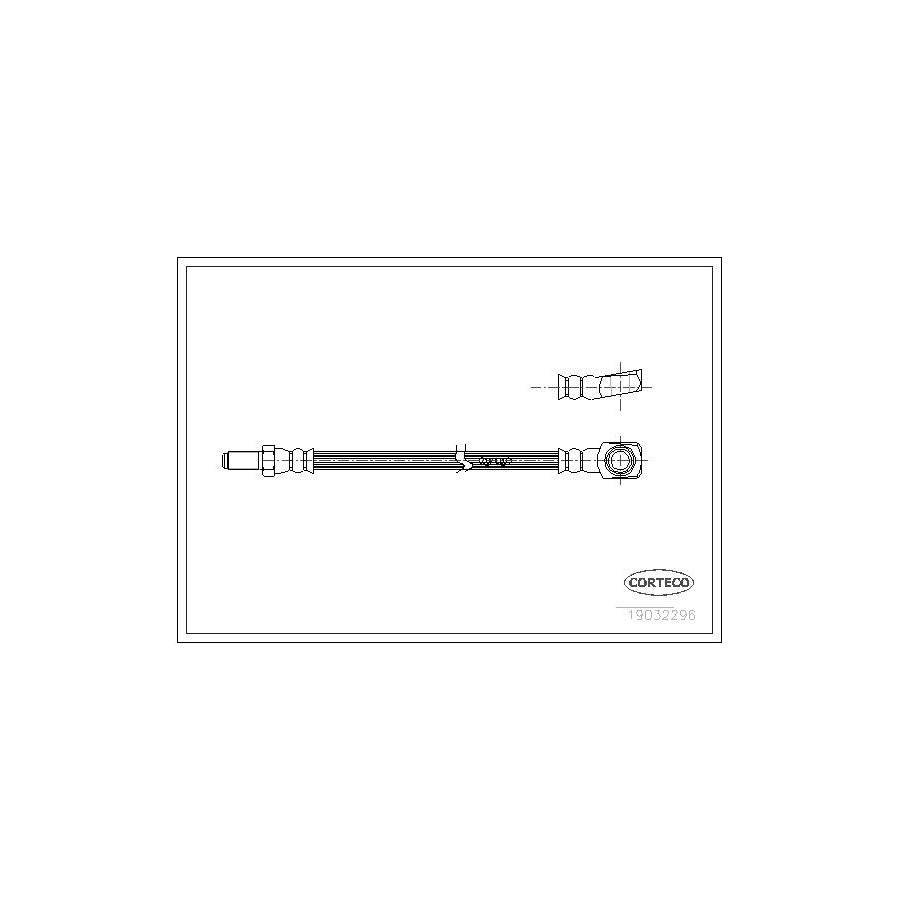 Corteco 19032296 Brake Hose For Jaguar Xj | ML Performance UK
