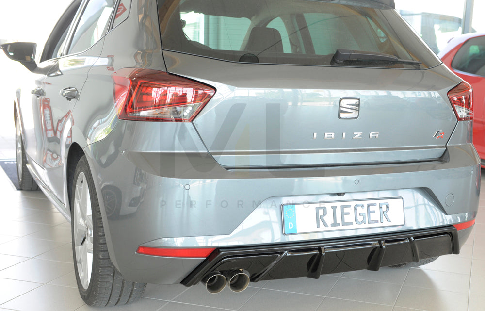 Rieger 00088168 SEAT KJ Rear Diffuser (Ibiza FR & Ibiza) 7 | ML Performance UK Car Parts
