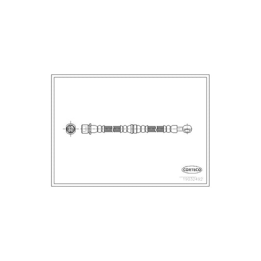 Corteco 19032492 Brake Hose For Subaru Forester I (Sf) | ML Performance UK