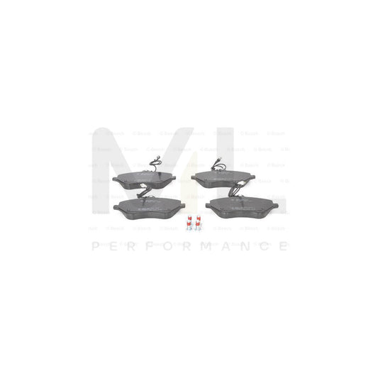 Bosch 0986494098 Brake Pad Set With Integrated Wear Sensor, With Anti-Squeak Plate, With Bolts/Screws, With Accessories BP1008 | ML Performance Car Parts