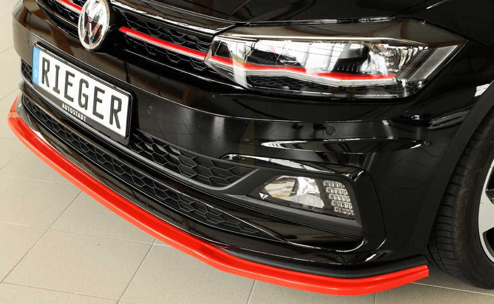 Rieger 00047220 VW Polo AW Front Splitter (Inc. Polo AW GTI) - Matte B – ML  Performance