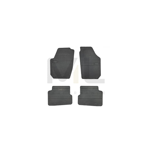 FROGUM Tailored 0017 Floor mat set for SKODA FABIA Elastomer, Front and Rear, Quantity: 4, Black | ML Performance Car Parts