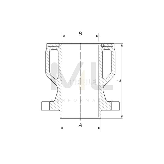 MAHLE ORIGINAL 004 WN 05 01 Cylinder Sleeve 90,0mm | ML Performance Car Parts
