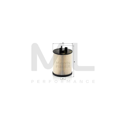 MANN-FILTER PU 819/3 x Fuel filter for AUDI A2 (8Z0) with seal | ML Performance Car Parts