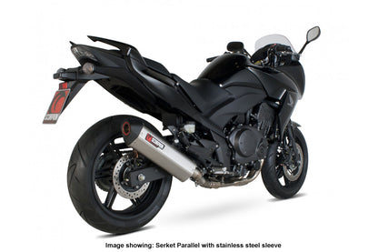 Scorpion RHA106CEO Honda CBF1000 Serket Parallel Slip-On - Carbon Fibre Sleeve | ML Performance UK UK