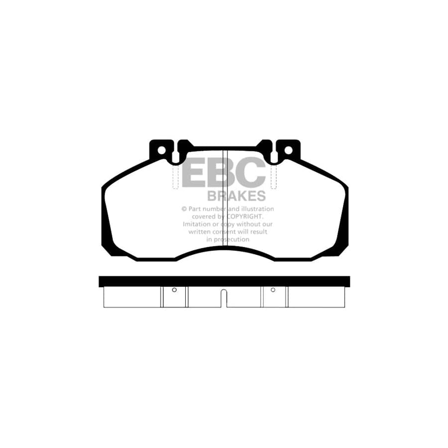 EBC PDKF2483 Mercedes-Benz Transporter (BM) Ultimax Front Brake Pad & Plain Disc Kit 2 | ML Performance UK Car Parts