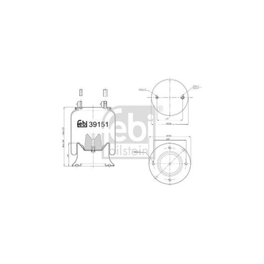 Febi Bilstein 39151 Boot, Air Suspension