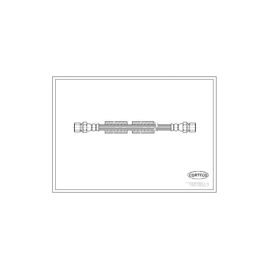 Corteco 19018923 Brake Hose For Vw Lt | ML Performance UK