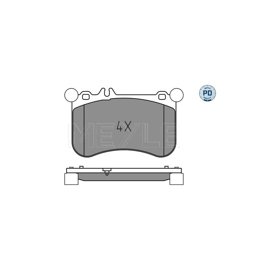Meyle 025 252 1917/Pd Brake Pad Set