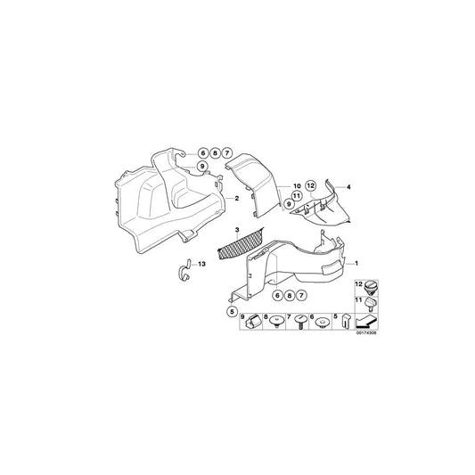 Genuine BMW 07130702516 R53 R50 Clip (Inc. Z4 3.0si, Cooper & Coop.S JCW GP) | ML Performance UK Car Parts