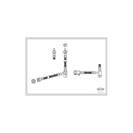 Corteco 19033544 Brake Hose For Nissan Primera | ML Performance UK