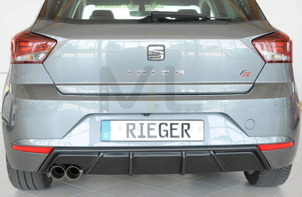 Rieger 00027102 SEAT KJ Rear Diffuser (Ibiza FR & Ibiza) 8 | ML Performance UK Car Parts