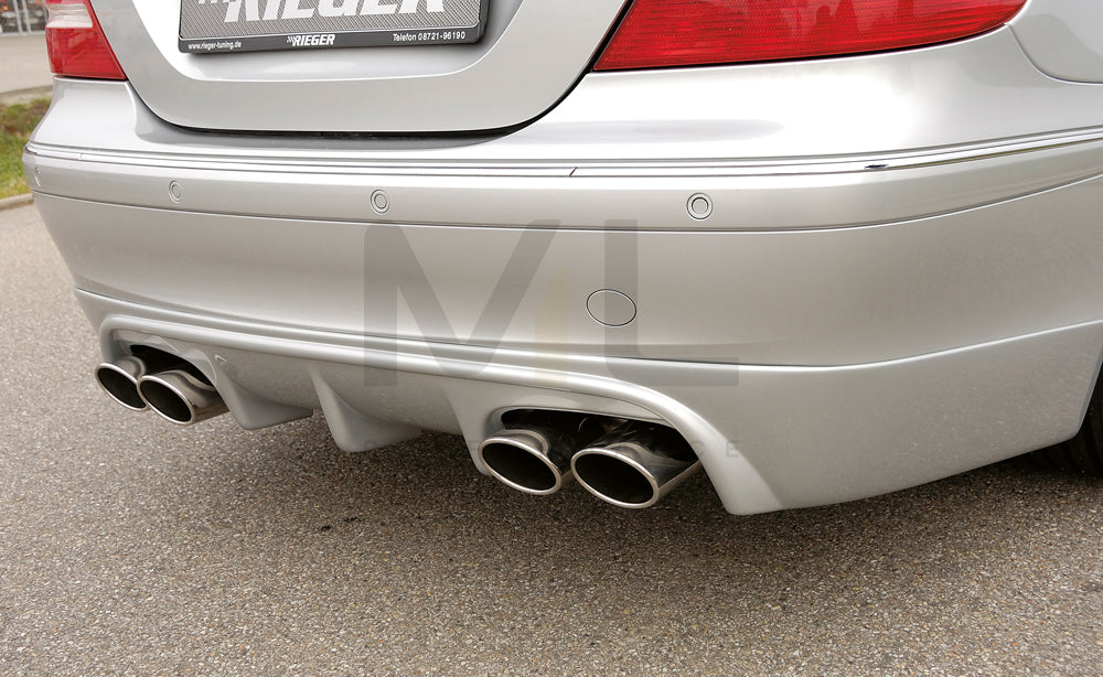 Rieger 00071015 Mercedes-Benz W209 CLK Rear Diffuser 1 – ML Performance
