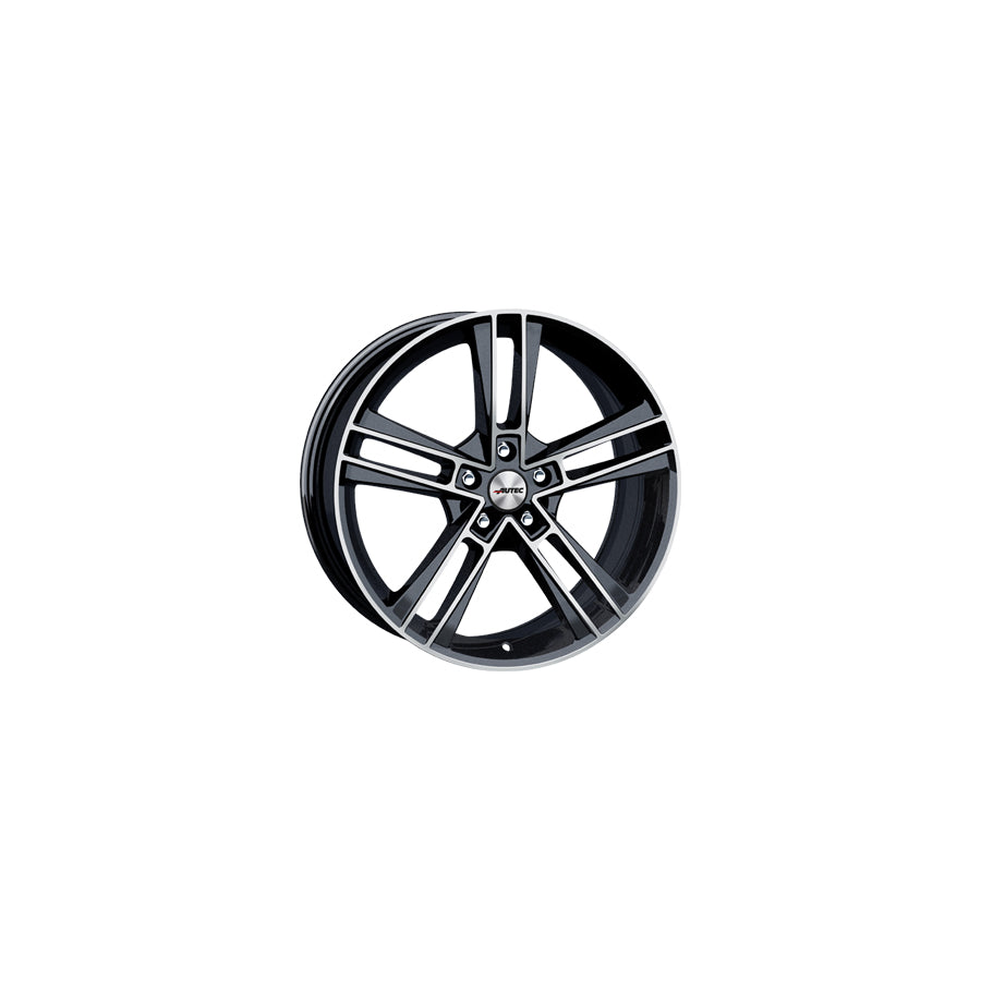 Autec Rias 8.5x19 ET48 R8519485072135 Black-Metallic Polished Wheel | ML Performance UK Car Parts