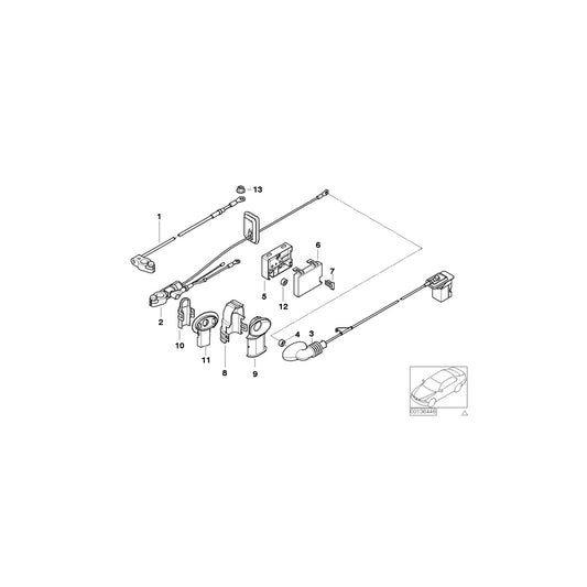 Genuine BMW 61136928945 E83 B+ Terminal Point, Luggage Compartment (Inc. X3 2.0d, X3 3.0sd & X3 2.0i) | ML Performance UK Car Parts