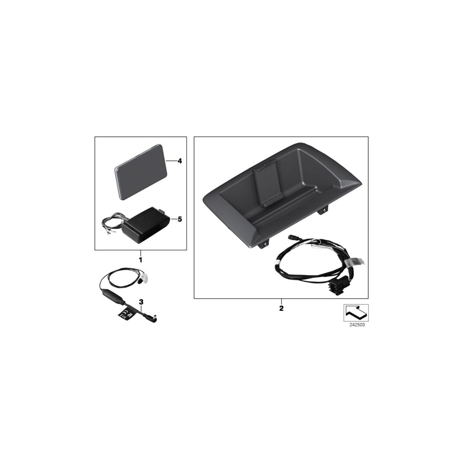 Genuine BMW 65900445996 E83 Installation Kit, Gps, Portable (Inc. X3 3.0sd, X3 3.0d & X3 2.0i) | ML Performance UK Car Parts