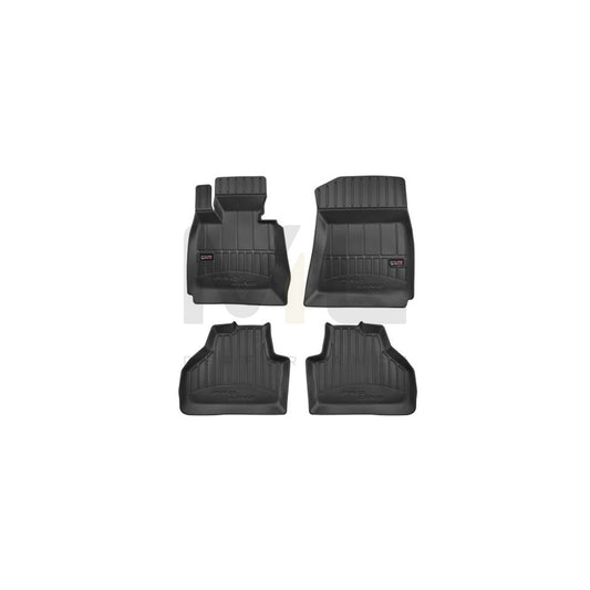 FROGUM 3D408425 Floor mat set for BMW X4 (F26) Elastomer, Front and Rear, Quantity: 4, Black | ML Performance Car Parts
