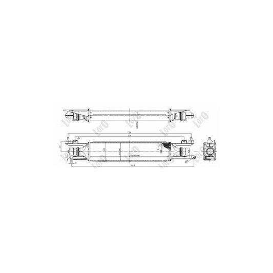 Abakus 0370180019 Intercooler For Opel Corsa D Hatchback (S07) | ML Performance UK
