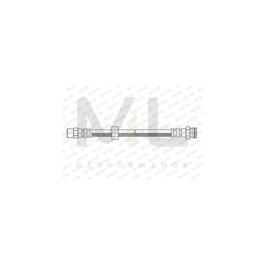 FERODO FHY2416 Brake Hose for VW Jetta Mk2 (19E, 1G2, 165) 310mm, F 10X1 | ML Performance Car Parts