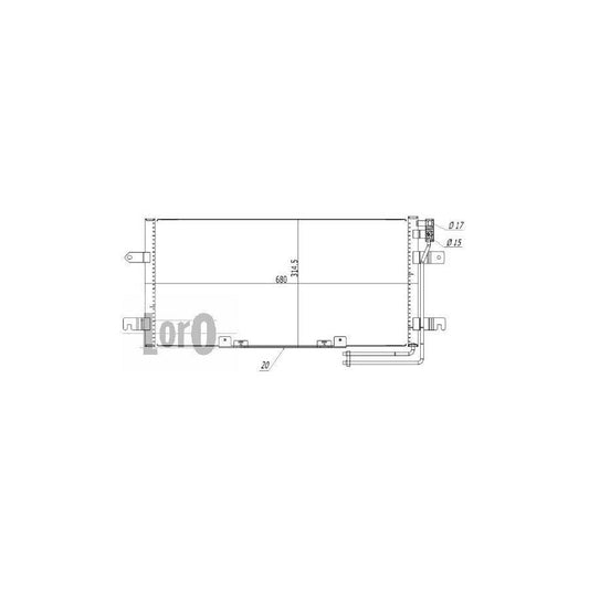 Abakus 0530160032 Air Conditioning Condenser For Vw Transporter | ML Performance UK