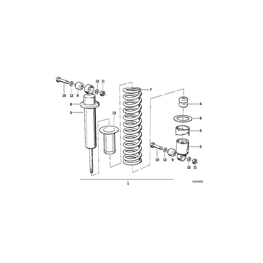 Genuine BMW 33531242305 65 Absorber (Inc.  & R 80 G/S) | ML Performance UK Car Parts