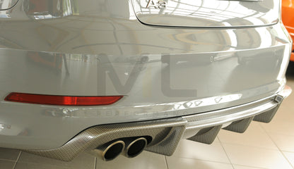Rieger 00099367 Audi 8V A3 Rear Diffuser 2 | ML Performance UK Car Parts