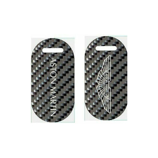 Fabspeed -  Aston Martin Silver Crest Carbon Fiber Keyring | ML Performance UK