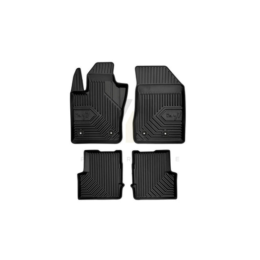 FROGUM Tailored 77408494 Floor mat set Elastomer, Front and Rear, Quantity: 4, Black | ML Performance Car Parts