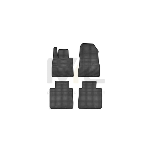 FROGUM Tailored 0456 Floor mat set for NISSAN Note II Hatchback (E12) Elastomer, Front and Rear, Quantity: 4, Black | ML Performance Car Parts