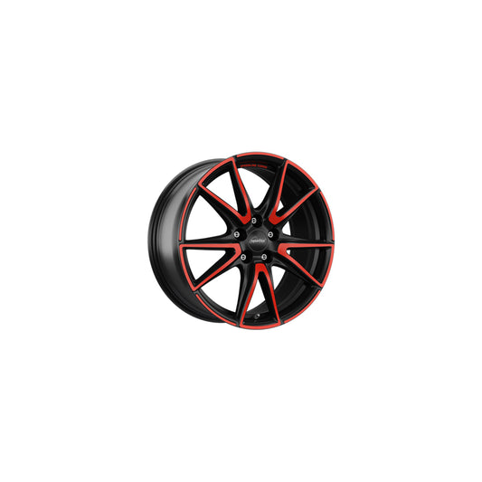 Speedline Corse SL6 Vettore MCR 9.5x19 ET45 SL6.9955.47X/MCR Jetblack-Matt-Red Rim Wheel | ML Performance UK Car Parts