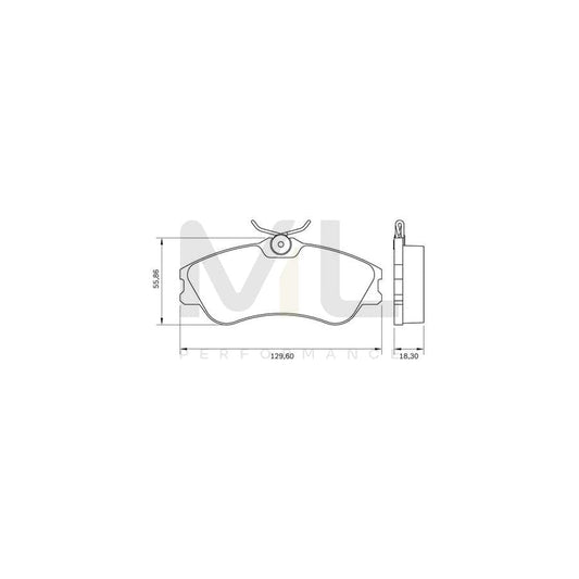 BOSCH 0 986 478 692 Brake Disc | ML Performance Car Parts