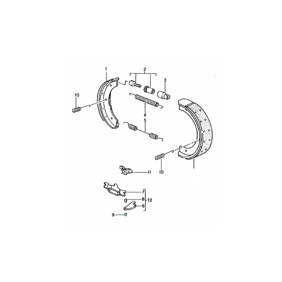 Genuine Porsche Handbrake Shoes Pin Porsche 911 Turbo / 928 / 964 / 996 / 997 | ML Performance UK Car Parts