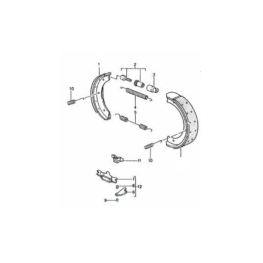 Genuine Porsche Handbrake Shoes Pin Porsche 911 Turbo / 928 / 964 / 996 / 997 | ML Performance UK Car Parts