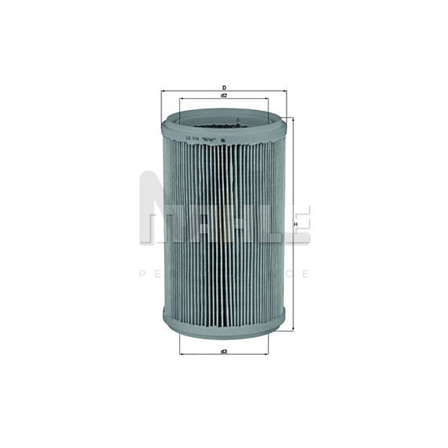 MAHLE ORIGINAL LX 914 Air Filter Filter Insert | ML Performance Car Parts