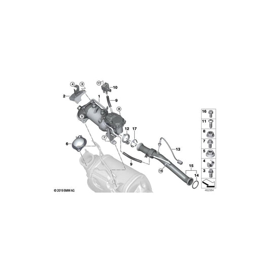 Genuine BMW 11718578144 G32 G11 G01 Clamp (Inc. 640dX, 730LdX & 530d) | ML Performance UK Car Parts