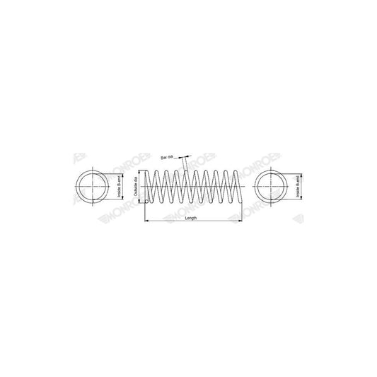 Monroe SP4117 Coil Spring For Volvo V70