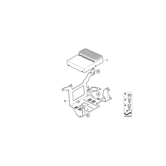 Genuine BMW 65122622677 E91 E91 Amplifier Hifi System (Inc. 325i, 320xd & 330xd) | ML Performance UK Car Parts